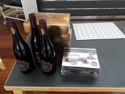 bankogevinster fra Brugerrådet: chokolade og vin